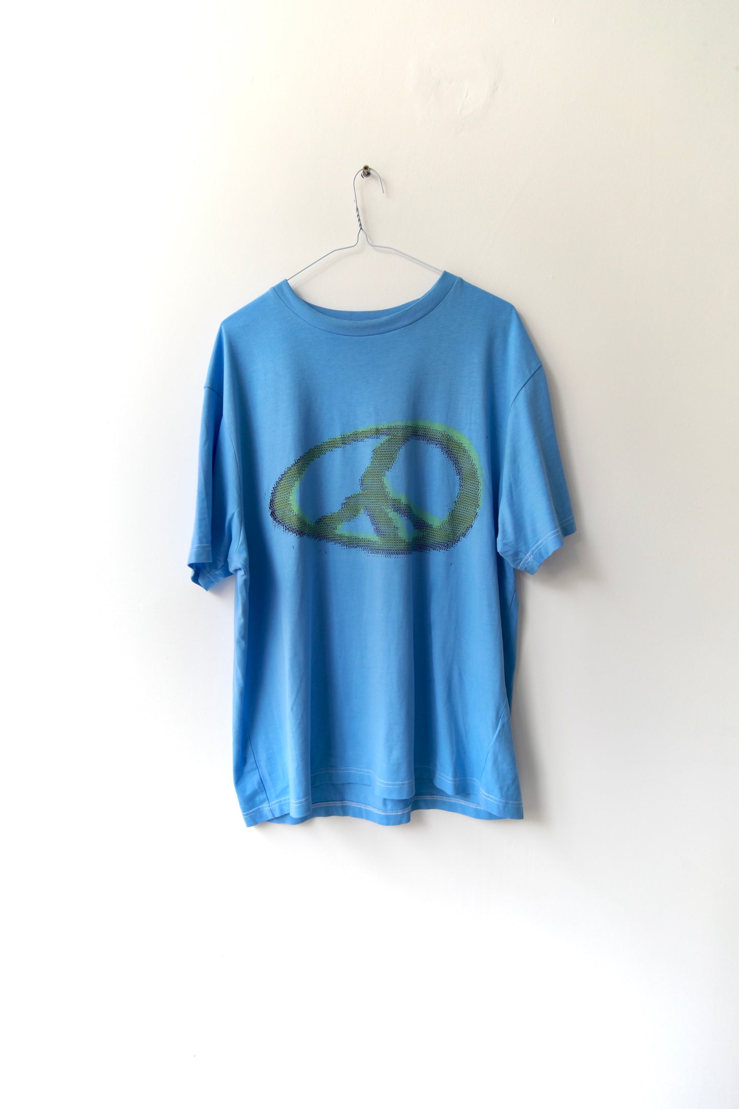 Hand Printed T (Blue)