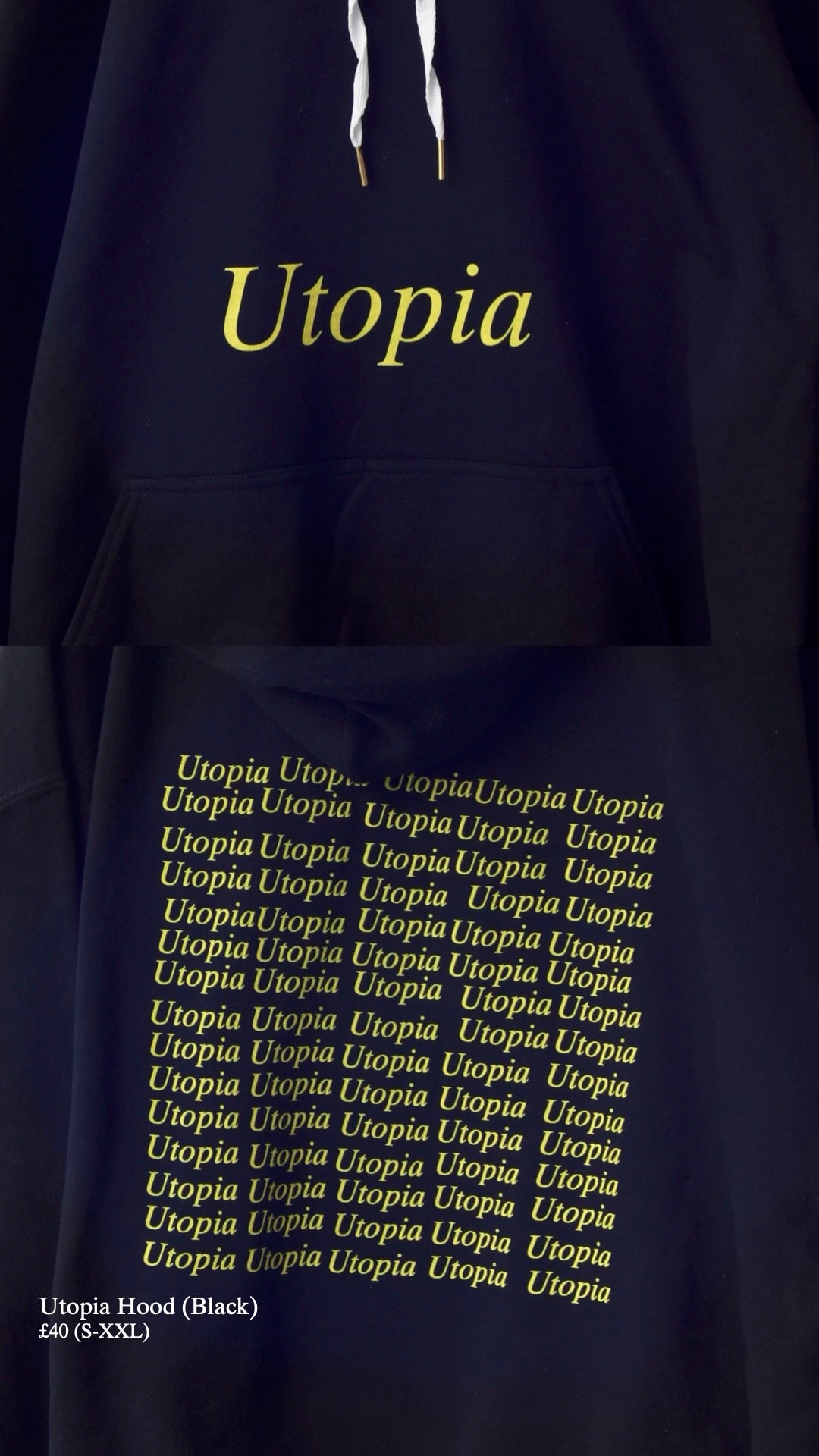 Utopia Hood (Black)