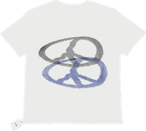 Hand Printed T (White)
