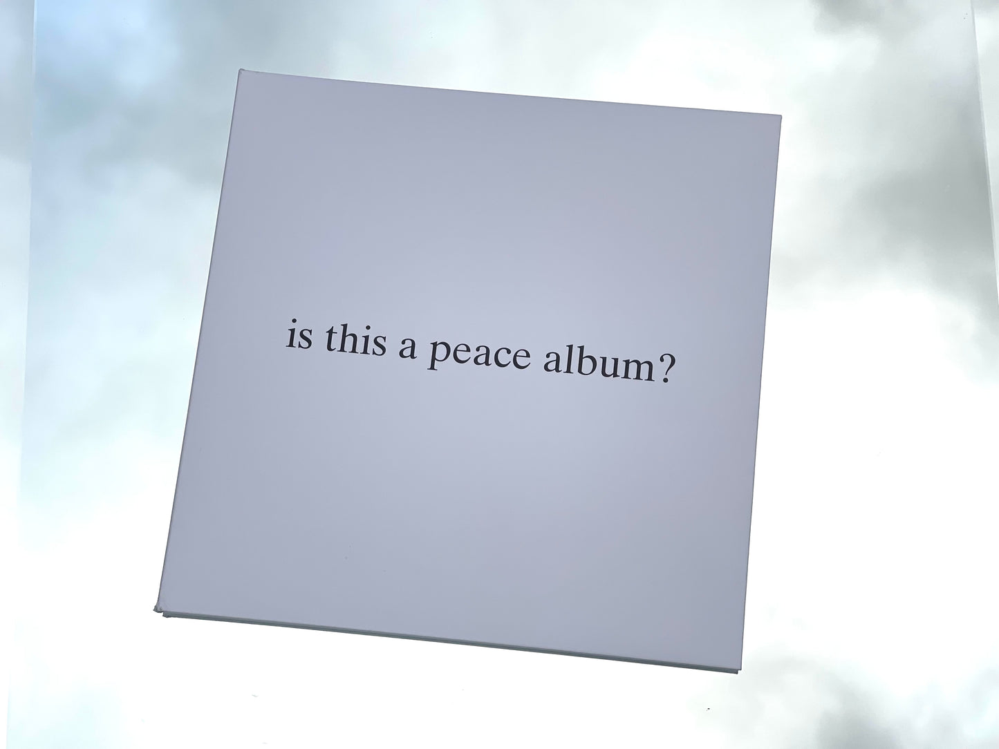 is this a peace album? (Gatefold Utopia LP) *pre-order*
